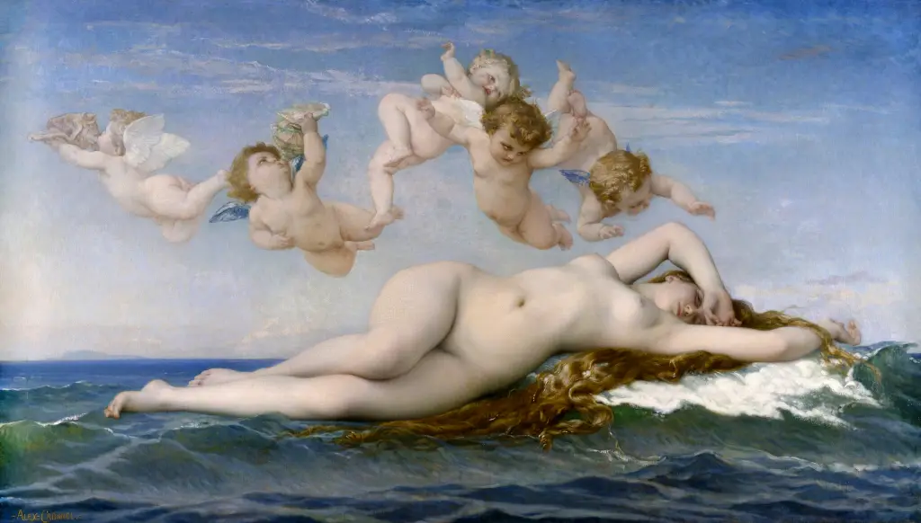 The Birth of Venus in Detail Alexandre Cabanel